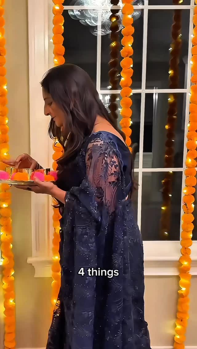 Instagram post by @d_liciouseats for Shan Foods. Caption reads: 4  Things I Do Every Diwali ✨

Fill the house with....