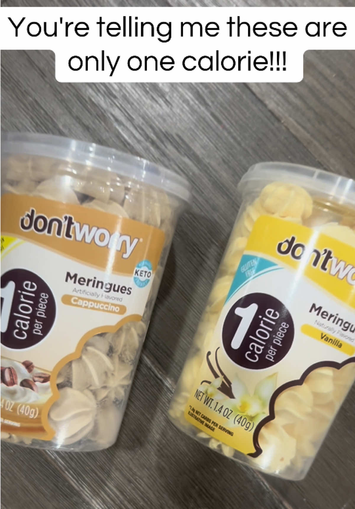 TikTok post by @nikkirivass for dontworry snacks. Caption reads: @dontworry snacks #dontworrysnacksmeringes [...].