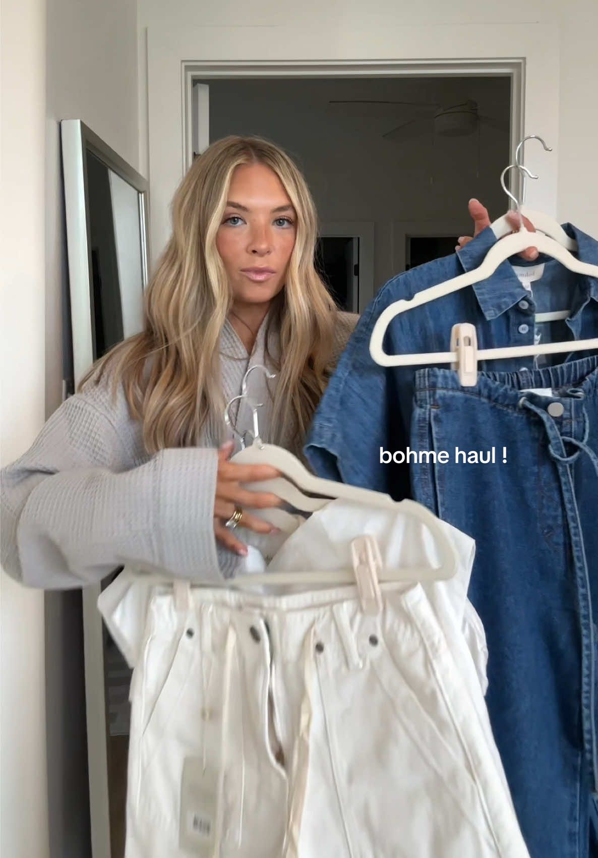 TikTok post by @samanthahortonm for Bohme. Caption reads: [...] + 20SAMANTHA for 20% off @böhme #shopbohme....