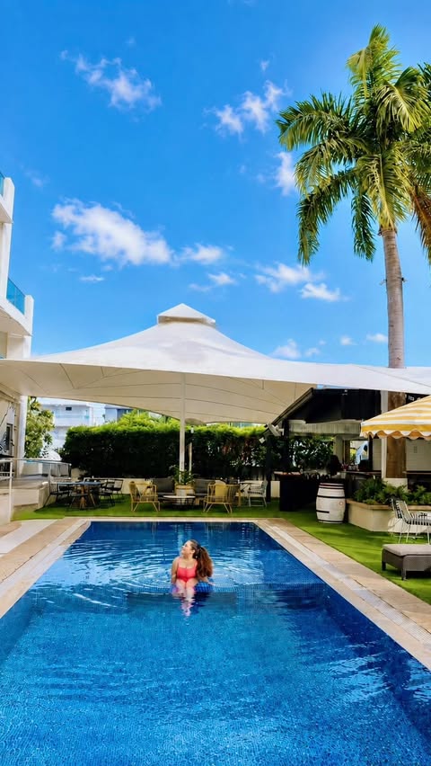Instagram post by @caribbean.traveler for @hotel. Caption reads: I knew Barbados would be beautiful, but I wasn’t....