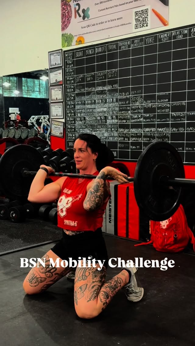 Instagram post by @krispy_kremez for BSN. Caption reads: 👀 Think you’ve got mobility? Prove it.

The BSN....