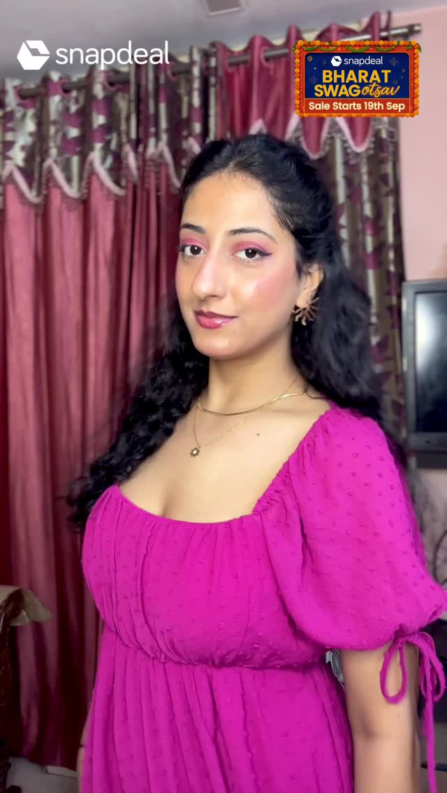 Instagram post by @bejollyy for Snapdeal. Caption reads: When tradition meets trend ✨

The Snapdeal Bharat....