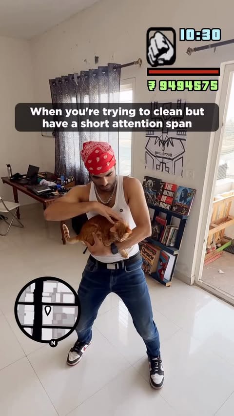 Instagram post by @kartiksadvij for Urban Company. Caption reads: [...] a short attention span

#InstaHelp....