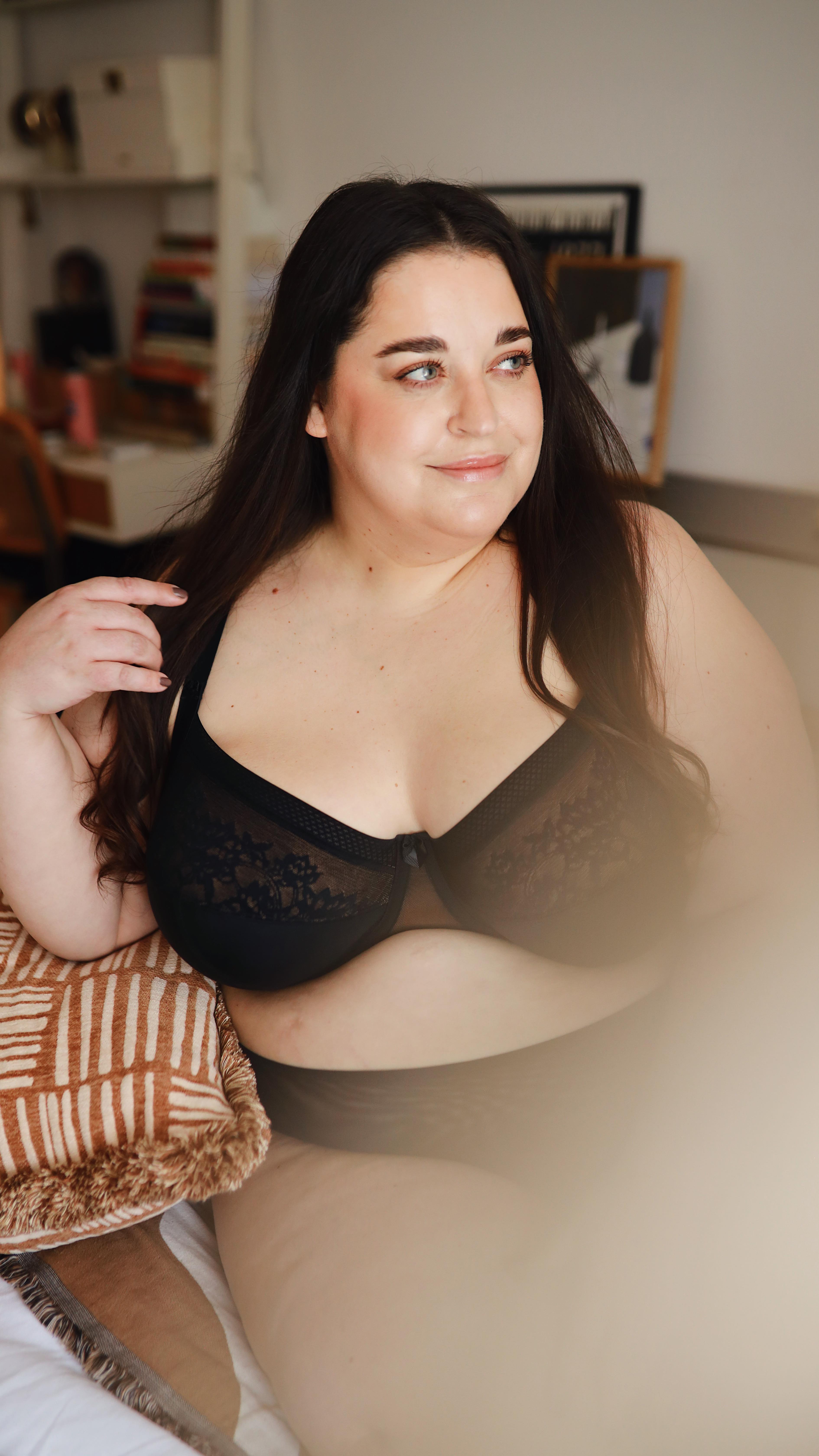 Instagram post by @daniellevanier for Elomi Lingerie. Caption reads: AD | My lingerie drawer is basically a love letter....