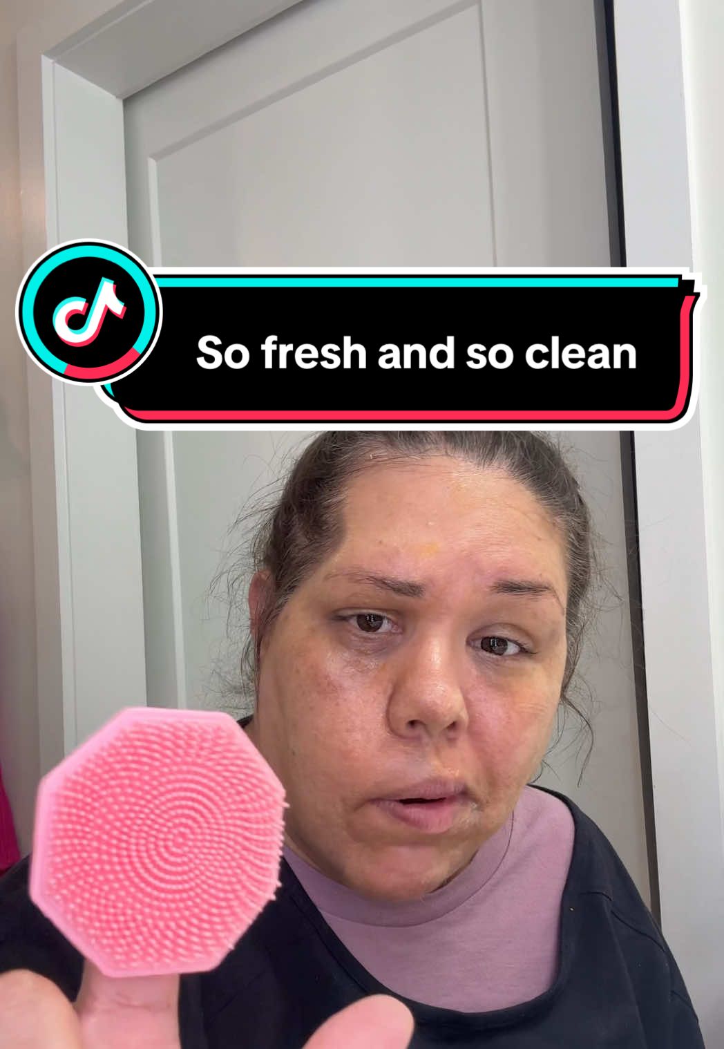 TikTok post by @nicholeadapts for Sud Scrub. Caption reads: [...] soft and smooth skin at all times! @Sud....