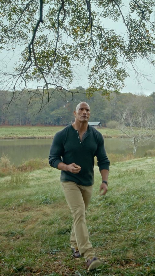 Instagram post by @therock for Acorns. Caption reads: I became an @Acorns investor, because I believe in....