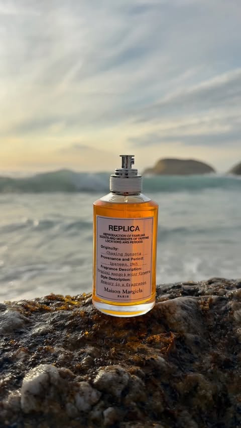 Instagram post by @king.tshe for Maison Margiela Fragrances. Caption reads: [...] now at @wooliesbeauty .....