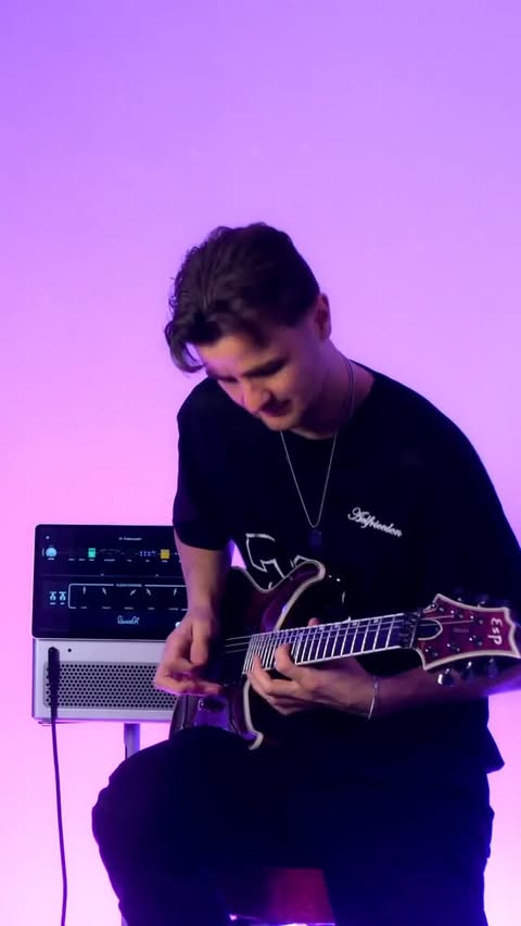 Instagram post by @jensjulius_tejlgaard for LAVA MUSIC. Caption reads: [...] your favorite in this one? I’m playing....