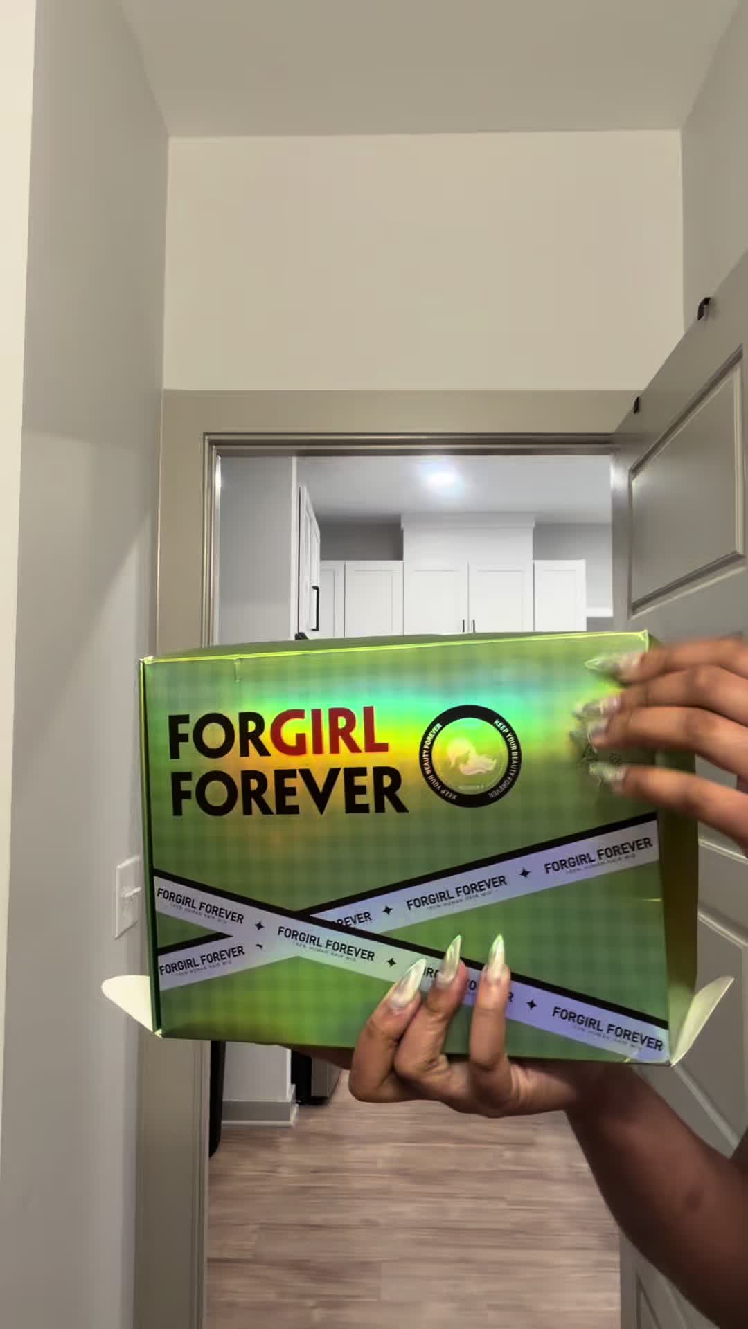 TikTok post by @honey_yenho for Forgirl Forever Wig. Caption reads: @FORGIRLFOREVER WIG A great summer wig find!....