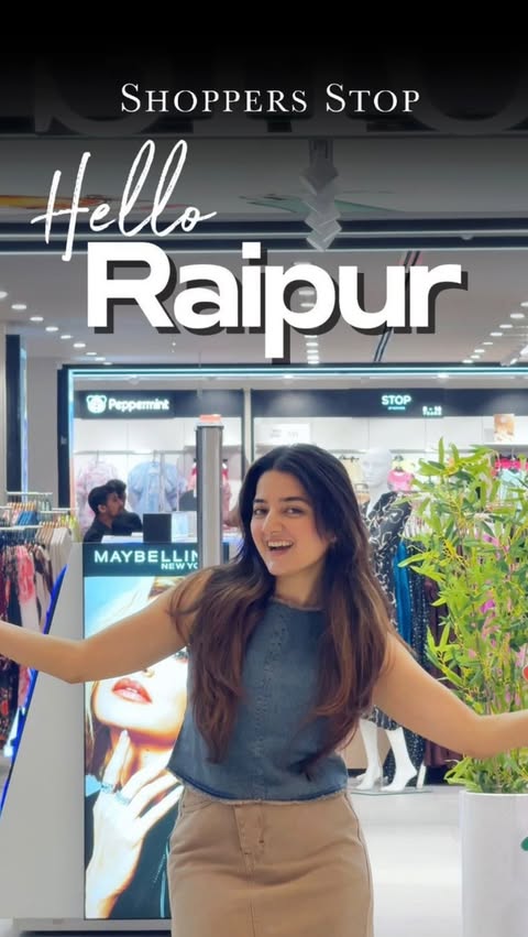 Instagram post by @rajshree31_ for Shoppers Stop. Caption reads: @shoppers_stop Shoppers Stop now at Zora Mall,....