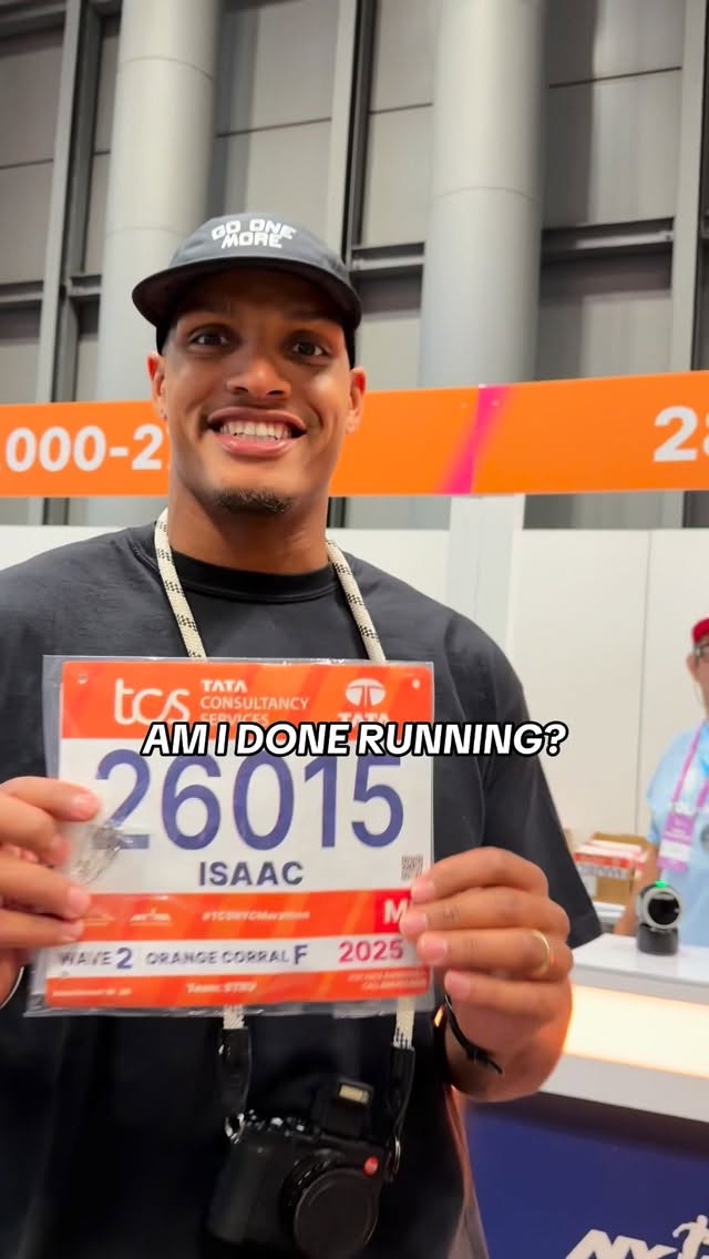 Instagram post by @isaacrochell for Strava. Caption reads: @strava we aren’t done yet 👀🫣#StravaPartner.