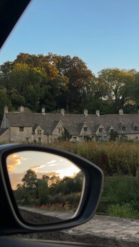 Instagram post by @charliecchloe for Peugeot. Caption reads: [...] day driving around the Cotswolds in the....