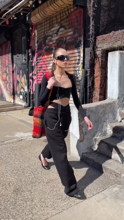Instagram post by @lucyraemcfadin for Live The Process. Caption reads: Getting my steps in my @livetheprocess 🧘🏻‍♀️....