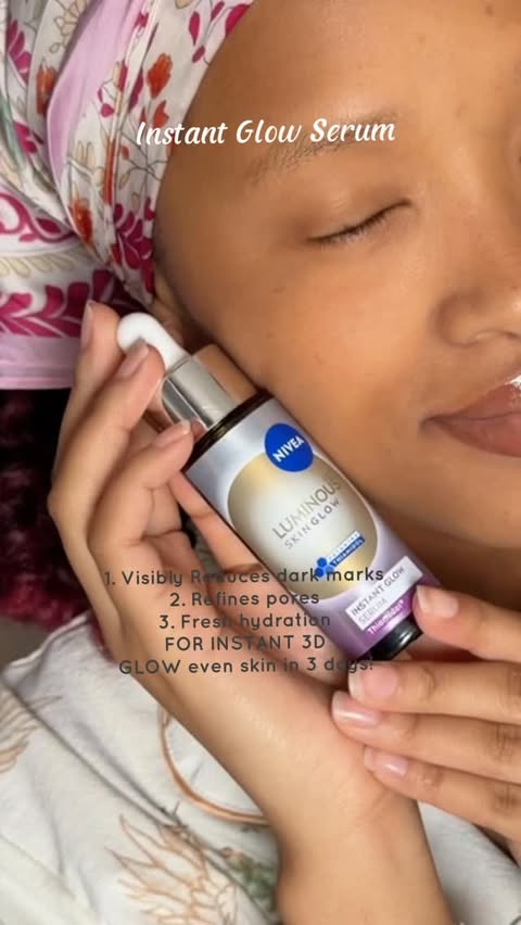 Instagram post by @itsssss_ora for NIVEA South Africa. Caption reads: [...] #GlowWithNIVEA #Ad #sponsored....