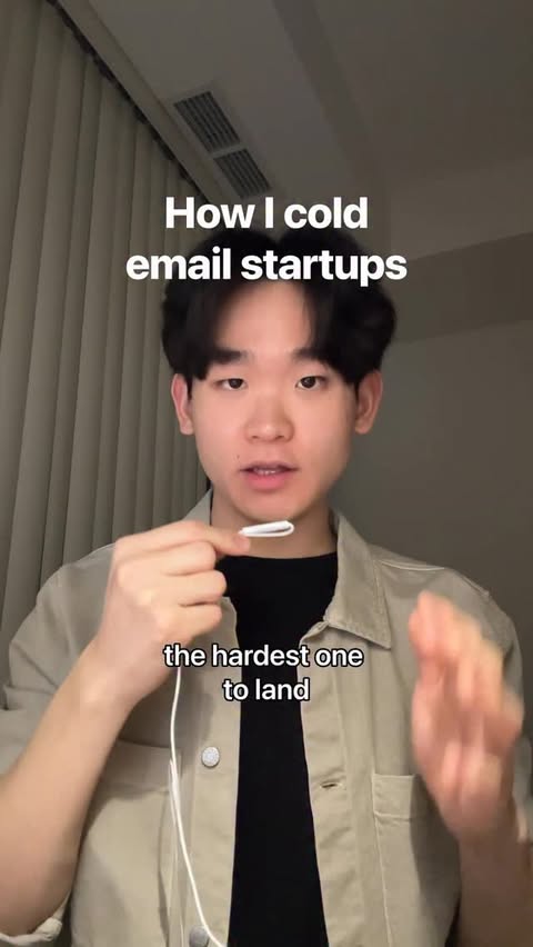 Instagram post by @chrisoh.zip for Notion. Caption reads: Cold emails just got easier with Notion. Go make....