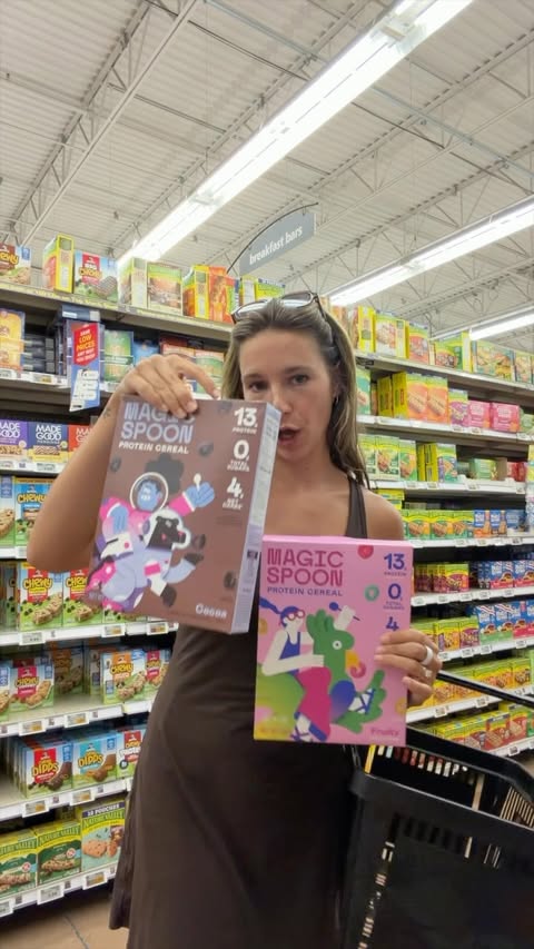 Instagram post by @kaceydirksen for Magic Spoon. Caption reads: Tonights cereal date sponsored by....