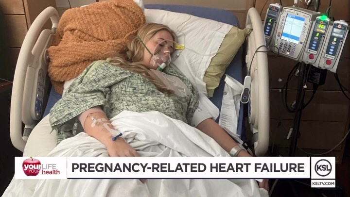 Instagram post by @kslnews for Intermountain Health. Caption reads: “They told me, ‘You can never have any more....