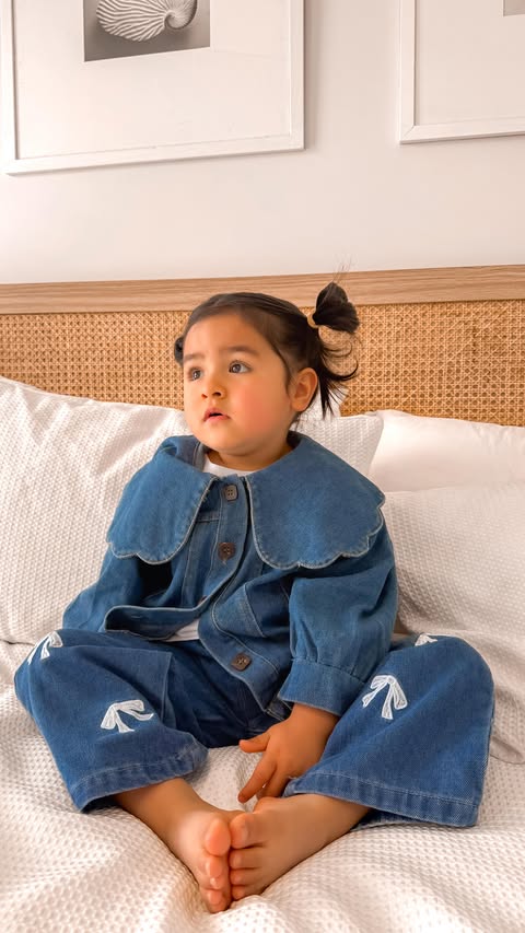 Instagram post by @the_little_saige for MiniOlie. Caption reads: Cutest summer fits from @minioliestore 🤍

Use....