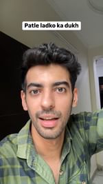 Instagram post by @tanishpall for Alpino. Caption reads: Patle ki jagah khud ko lean bolke cool bante....