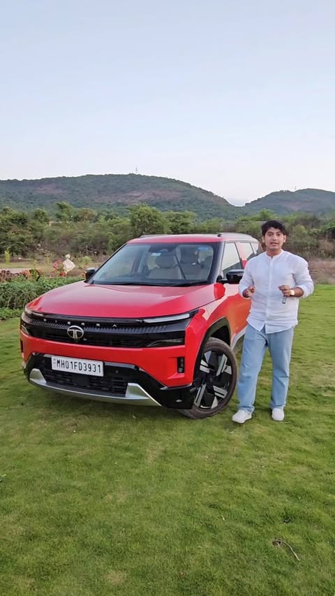 Instagram post by @mycarmydreamofficial for Tata Motors. Caption reads: High Torque 🔥 Strong Mileage 💪No Adblue Drama -....
