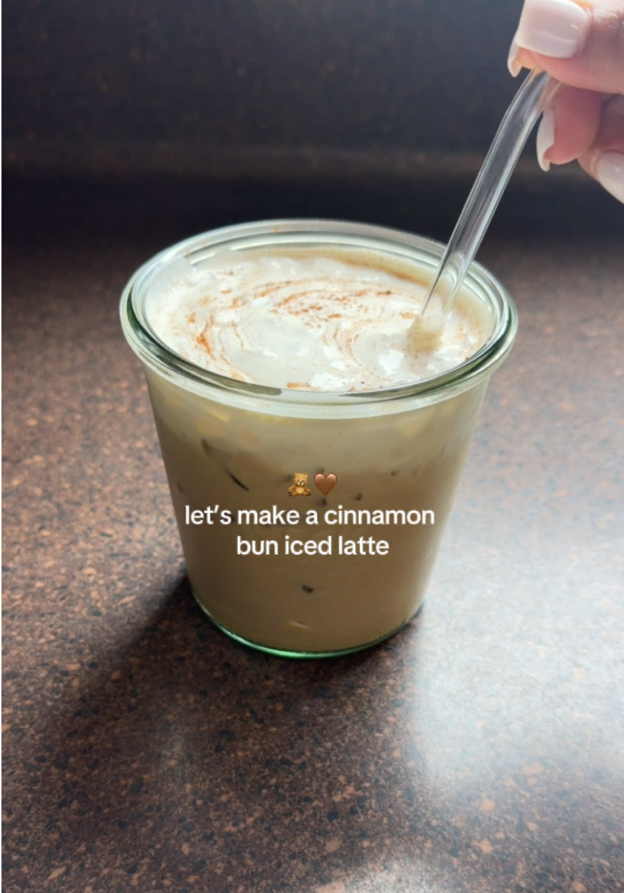 TikTok post by @fitnessbribri for Bones Coffee Company. Caption reads: [...] #coffeetiktok #athomecoffee @Bones Coffee....