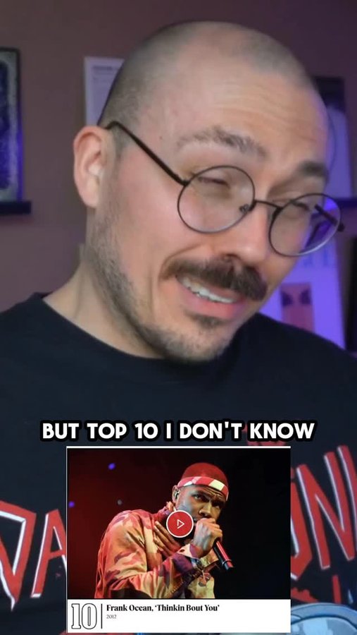 Instagram post by @afantano for Rolling Stone. Caption reads: @rollingstone Top 10 songs of the last 25 years.