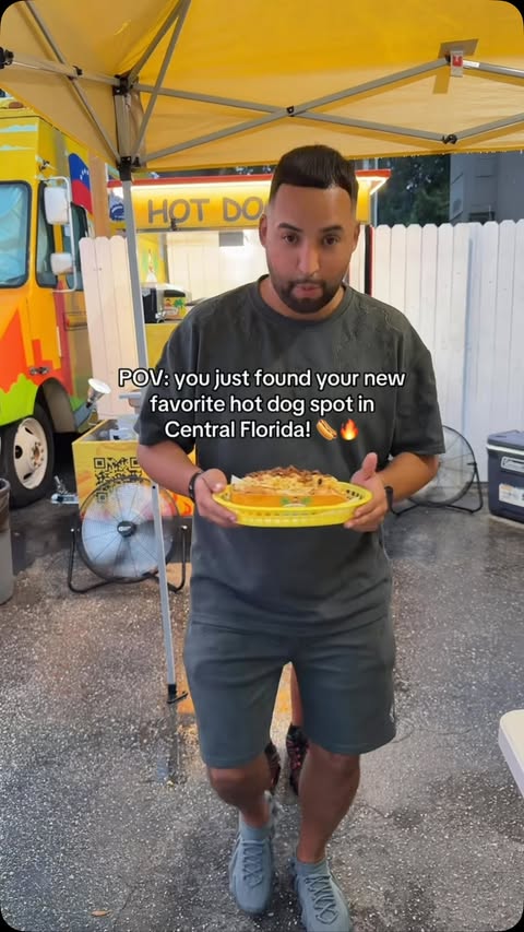 Instagram post by @orlandohourly for Orlando Collabs. Caption reads: #hosted POV: you just found your new favorite hot....