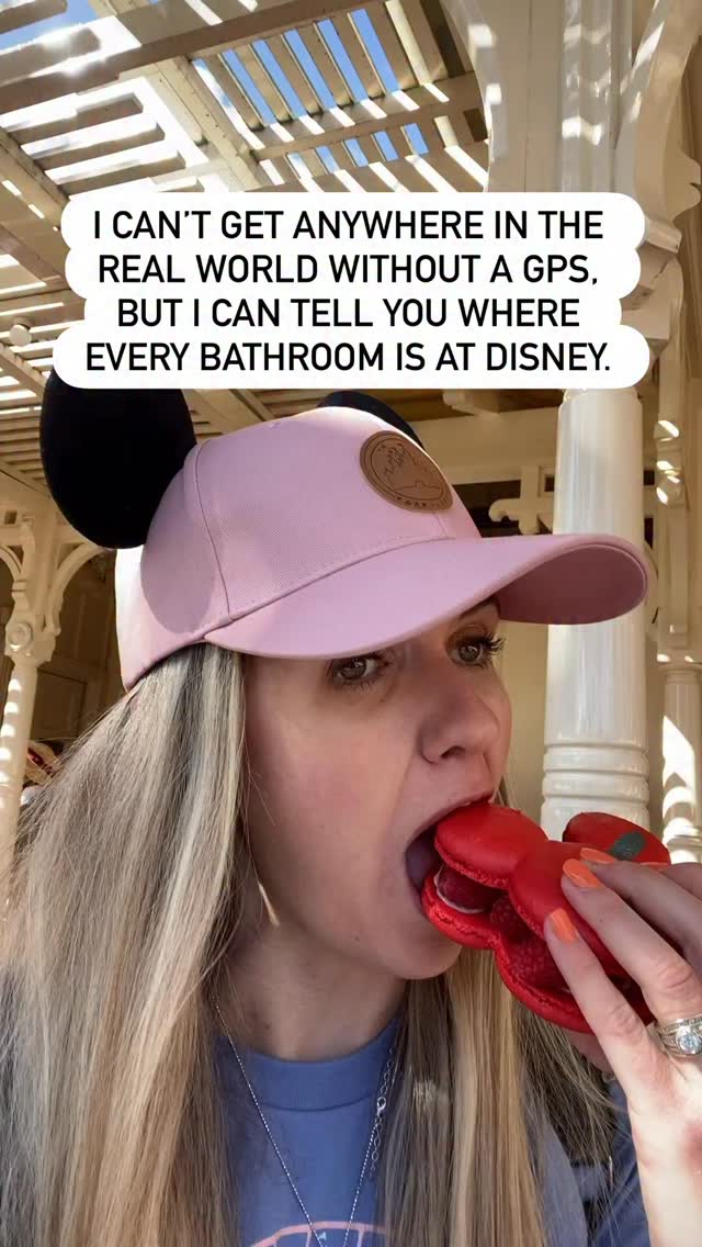 Instagram post by @momsmeetmagic for Undercover Tourist. Caption reads: Oops it’s true. I’m directionally challenged when....