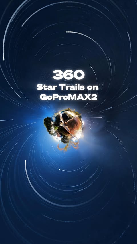 Instagram post by @rizzaalee for GoPro. Caption reads: I left my #GoProMAX2 out in the night and this is....