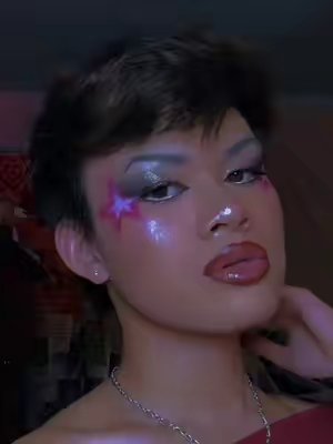 TikTok post by @zeepham_ for Kara Beauty. Caption reads: [...] makeup looks definitely check out the @Kara....