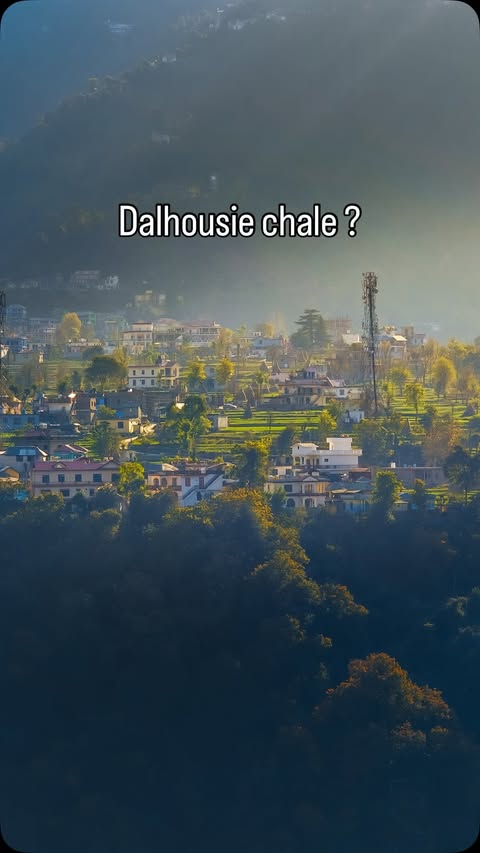 Instagram post by @nikhleshtyagii for FlixBus. Caption reads: [...] Dalhousie. 🏔️ Delhi to Pathankot with....