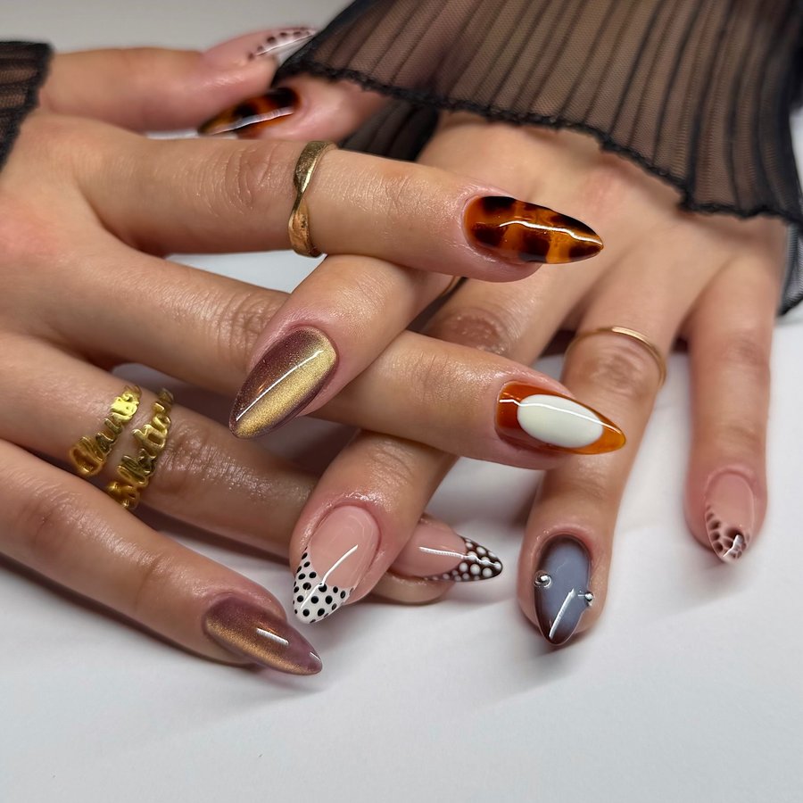 Instagram post by @clawsxcollxtion for Madam Glam. Caption reads: love a good mix n’ match 

Ib @ceesclaws....