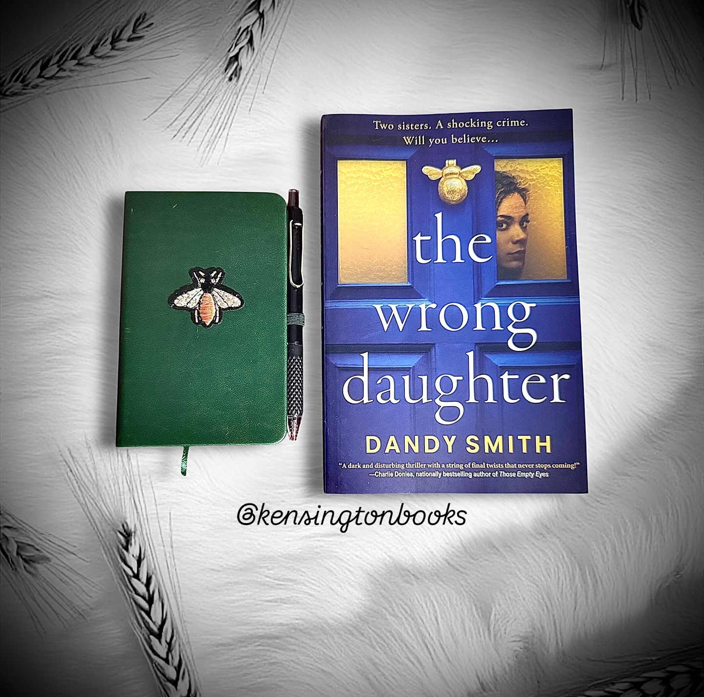 Instagram post by @bookgirlbrown_reviews for Kensington Books. Caption reads: BOOK✶FEATURE
#ad much love for my finished copy....