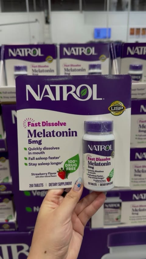 Instagram post by @costcosisters for Natrol. Caption reads: [...] brain decides it’s party time 🙃 #ad....