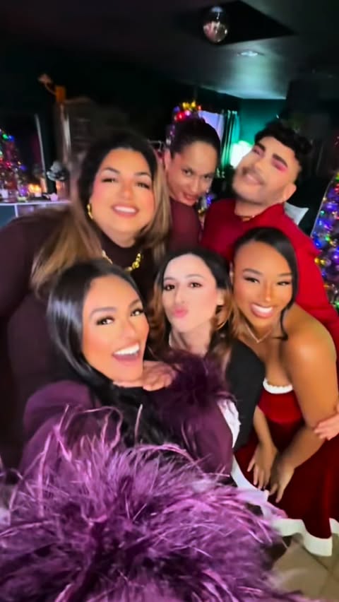 Instagram post by @loconinja for Aora Makeup. Caption reads: This year I was able to make “Holiday: Gwirls....