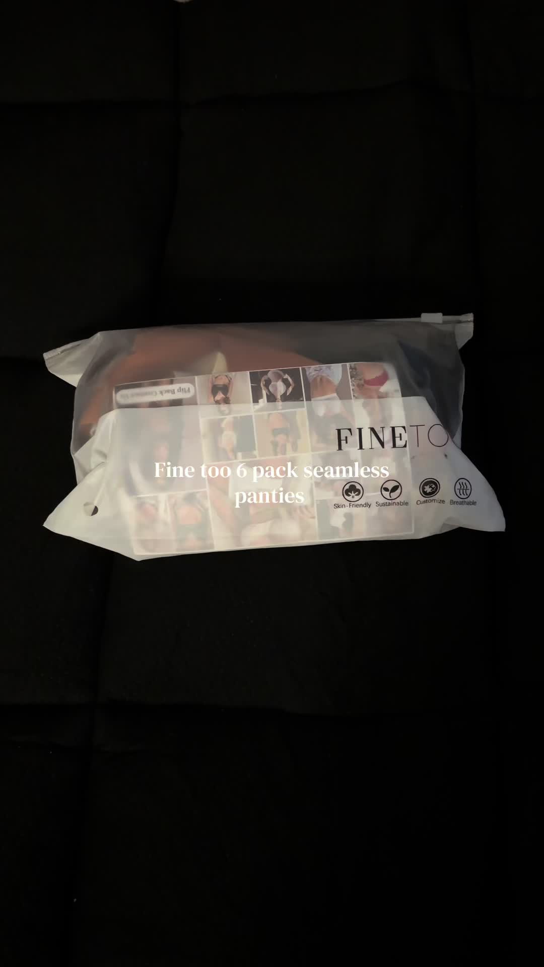 TikTok post by @demureinspo for FINETOO. Caption reads: These @FINE TOO @FINETOO panties are soo good!!....