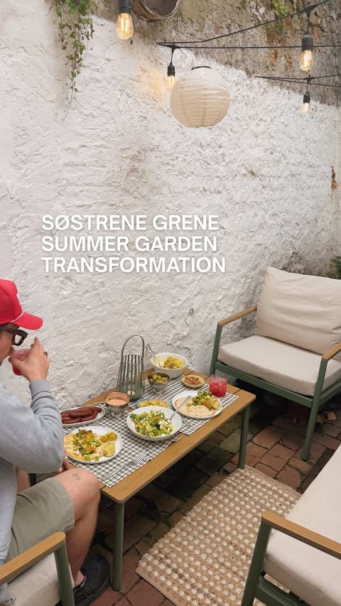 Instagram post by @pollyrosey for Søstrene Grene. Caption reads: Advertisement @sostrenegrene I Summer hosting....