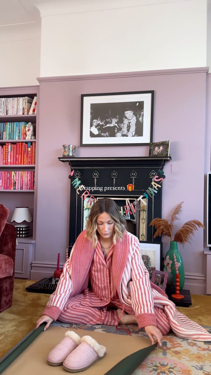 Instagram post by @fellaby for Joules. Caption reads: a d✨ nailing every festive look this christmas....