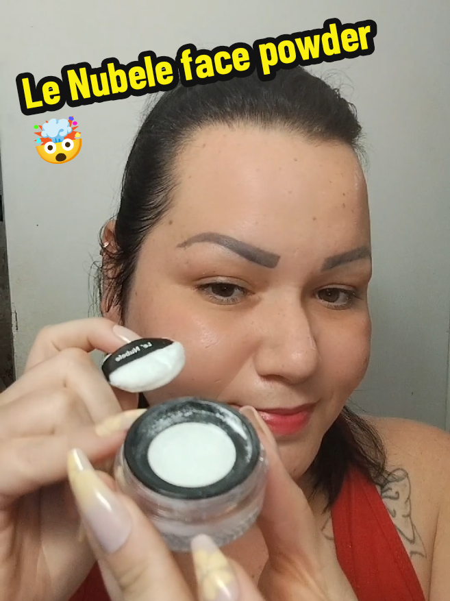 TikTok post by @maryangelglow for Lenubele. Caption reads: [...] #makeuphack #poreblurring #beautyfinds....