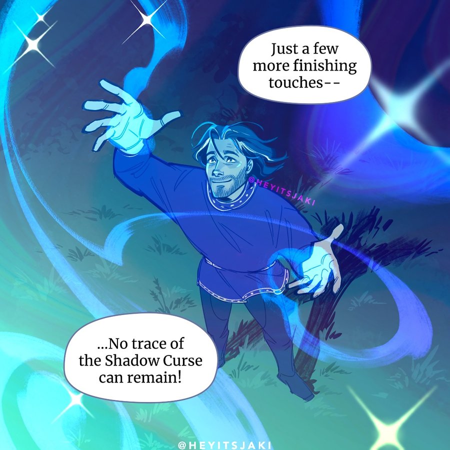 Instagram post by @heyitsjaki for WEBTOON. Caption reads: Just Gale, somehow rolling both a nat 1 and a nat....