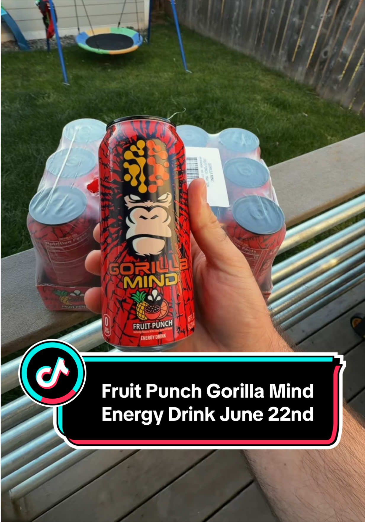 TikTok post by @gargoylegains for Gorilla Mind. Caption reads: [...] going to go so hard this summer 🔥😎....