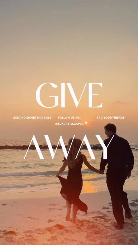 Instagram post by @farmer_will_ for Luxury Escapes. Caption reads: WIN A MALDIVES HOLIDAY! Jessie and I have teamed....