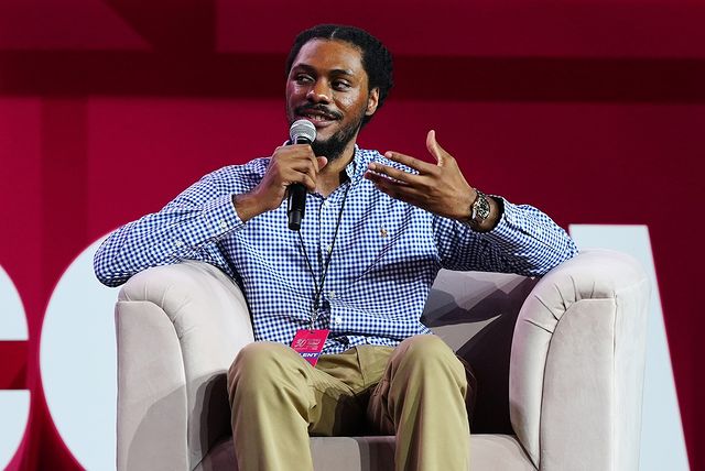 Instagram post by @javonford16 for Beautycon. Caption reads: Last Summer I had the pleasure of speaking at....