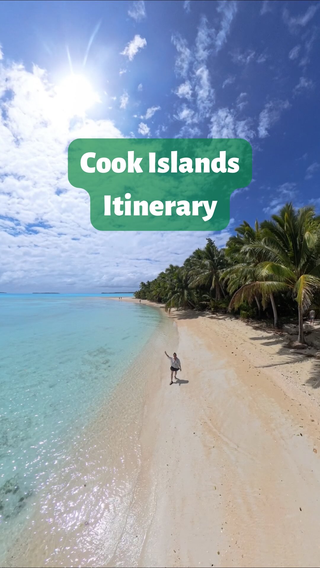 Instagram post by @erika.taste.test for Hawaiian Airlines. Caption reads: Video sponsored by @cookislands 

Planning a trip....