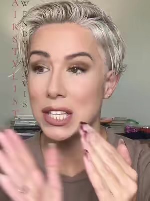 TikTok post by @hairstylist_wendydavis for Kenra Professional. Caption reads: [...] most used product in my salon….. @Kenra....