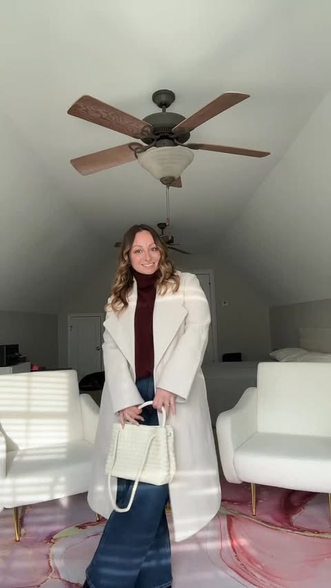 Instagram post by @thecourtneynielson for Quince. Caption reads: Let’s style my new Quince outfit! Link in bio and....