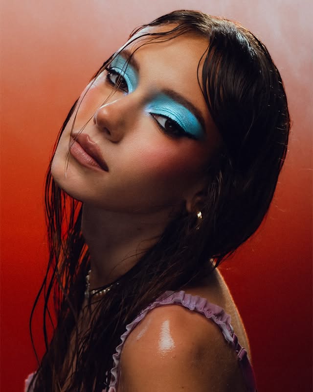 Instagram post by @cocogenge for NABLA Cosmetics. Caption reads: [...] @_emanuelesofia_ Make-up: @nablacosmetics....