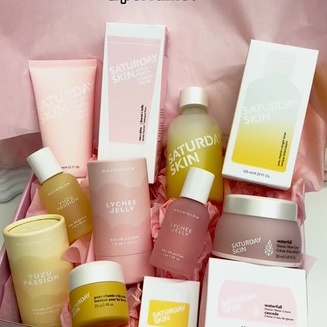 Instagram post by @mochiglow.co for Saturday Skin. Caption reads: In honor of #AAPI Heritage Month, we’re gifting....