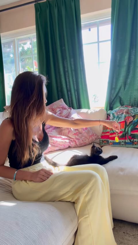 Instagram post by @audrinapatridge for BISSELL. Caption reads: One less scoop. One more moment. 🐾 @bissellclean....