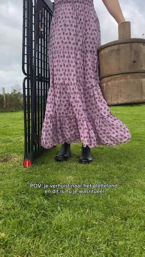 Instagram post by @vita.cleo for Vileda. Caption reads: Zeg wat je wil, maar de combi van die blokfluit en....